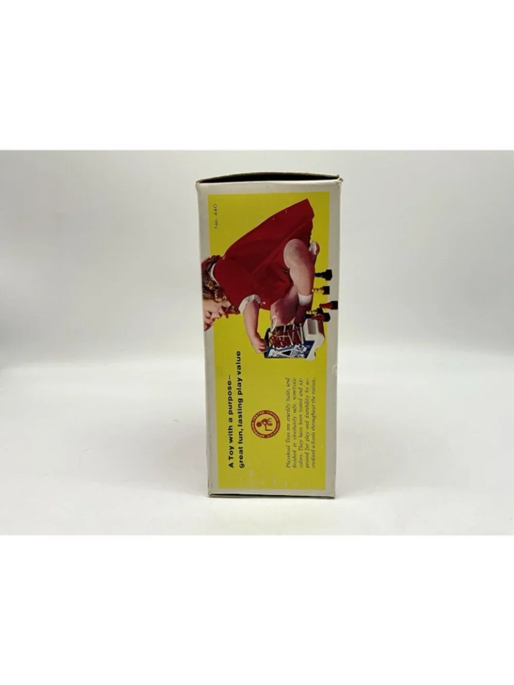 PLAYSKOOL Vintage Red Box Lacing Boot Learning While Playing in Original Box